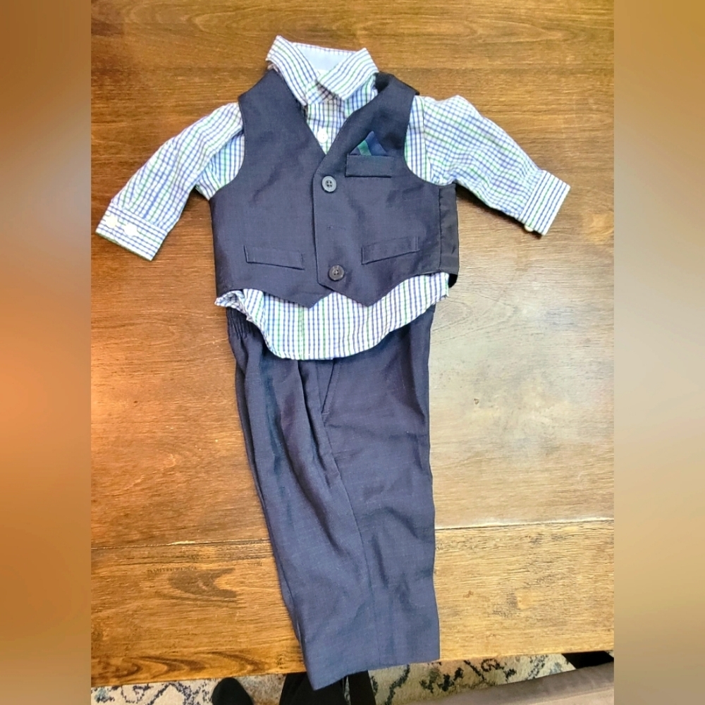 Baby boy vest & pants 3-6 months‎